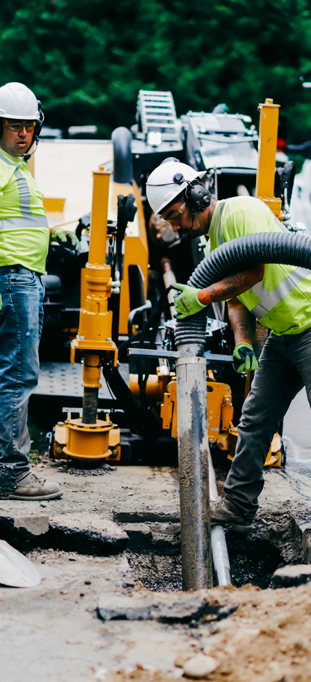 ProAction Fluids' advanced HDD fluids and additives in action at a horizontal directional drilling job.